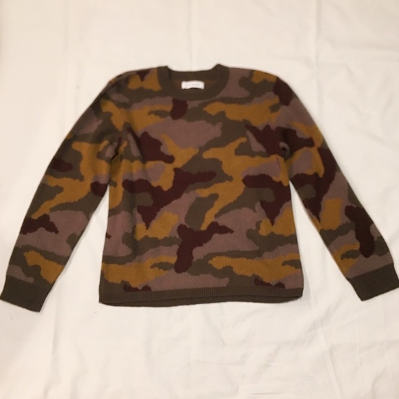 Urban Outfitters Camo Crew Neck Sweater Top New - Picture 5 of 8