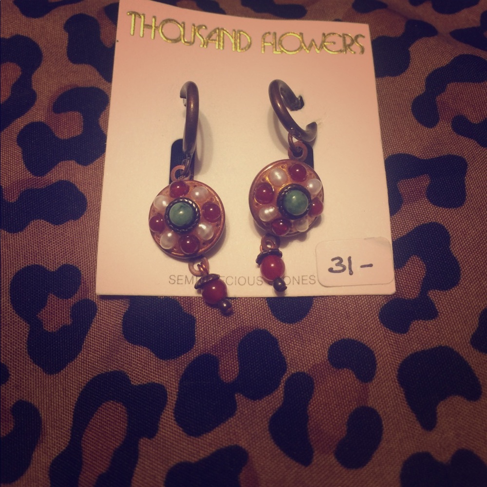 ✨ Beautiful semi precious stones Earrings ✨