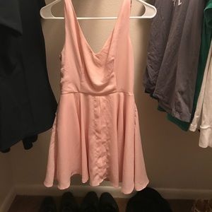 PINK CHIFFON DRESS