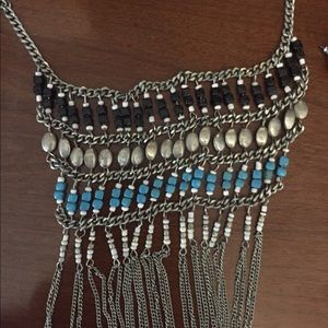 Chain statement necklace. Chain statement necklace.