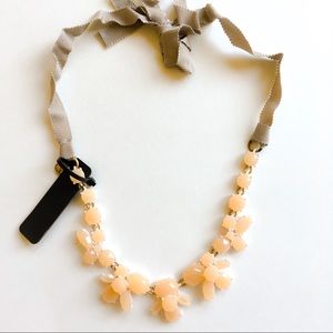 Jcrew nude floral statement necklace Jcrew nude floral statement necklace