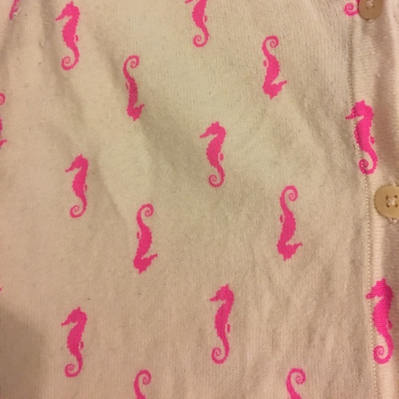 DONATED Preppy Merona Sea Horse Cardigan - Picture 4 of 6