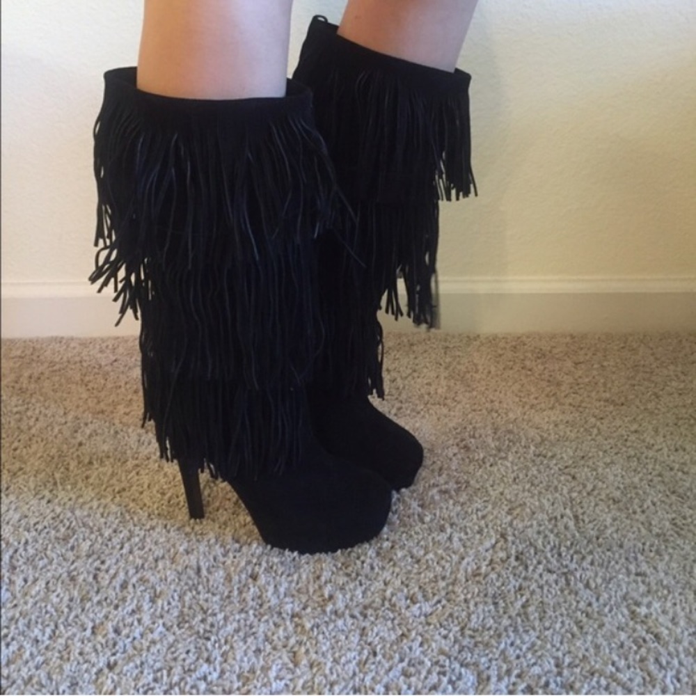 Mojo Moxy Fringe Boots