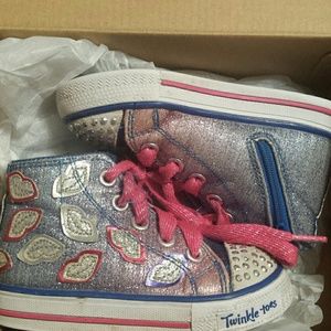 Toddler skechers sneakers twinkle toes