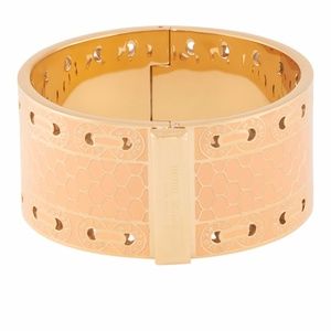 New Henri Bendel wide printed bangle orange New Henri Bendel wide printed bangle orange