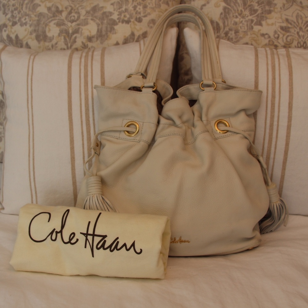 Cole Haan Cream Shoulder Bag