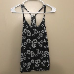 Floral tank.