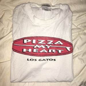 Vintage Pizza My Heart Shirt