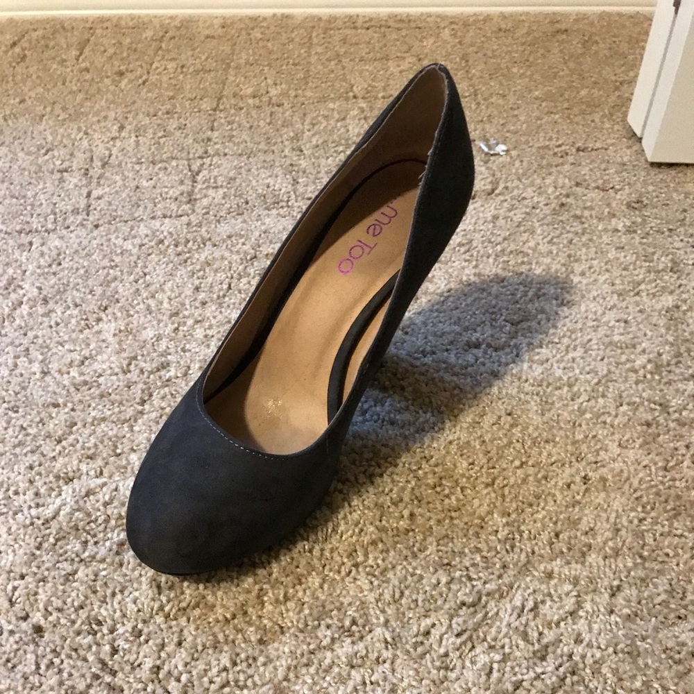 Gray heels, worn maybe two times!
