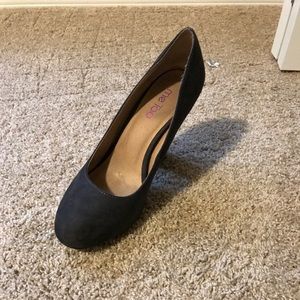 Gray heels, worn maybe two times!