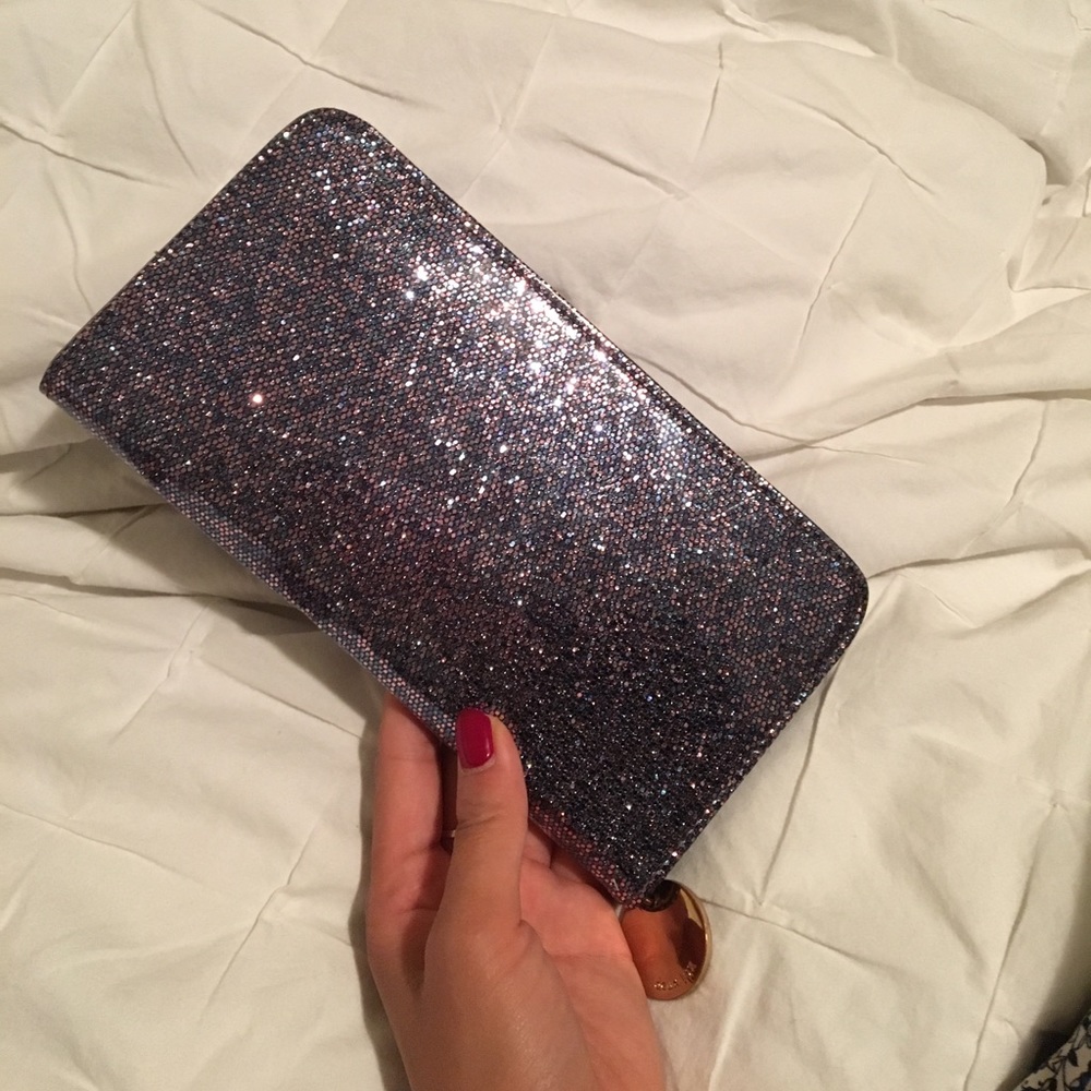 Deux Lux Purple Glitter/shimmer wallet