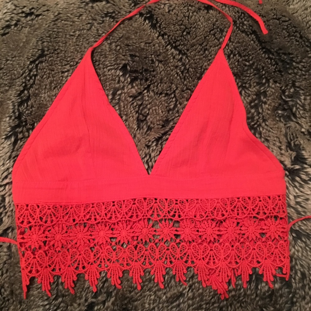 Halter crop top