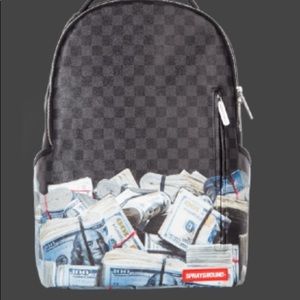 Backpack money keeper or laptop or maybe a coolbag