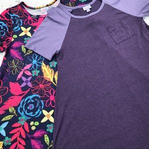 Set of 2 XS LuLaRoe Carly Dresses