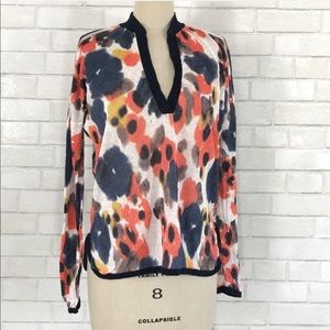 J. Crew color blotch Sweater top size M