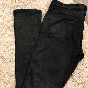 Skinny glitter jeggings