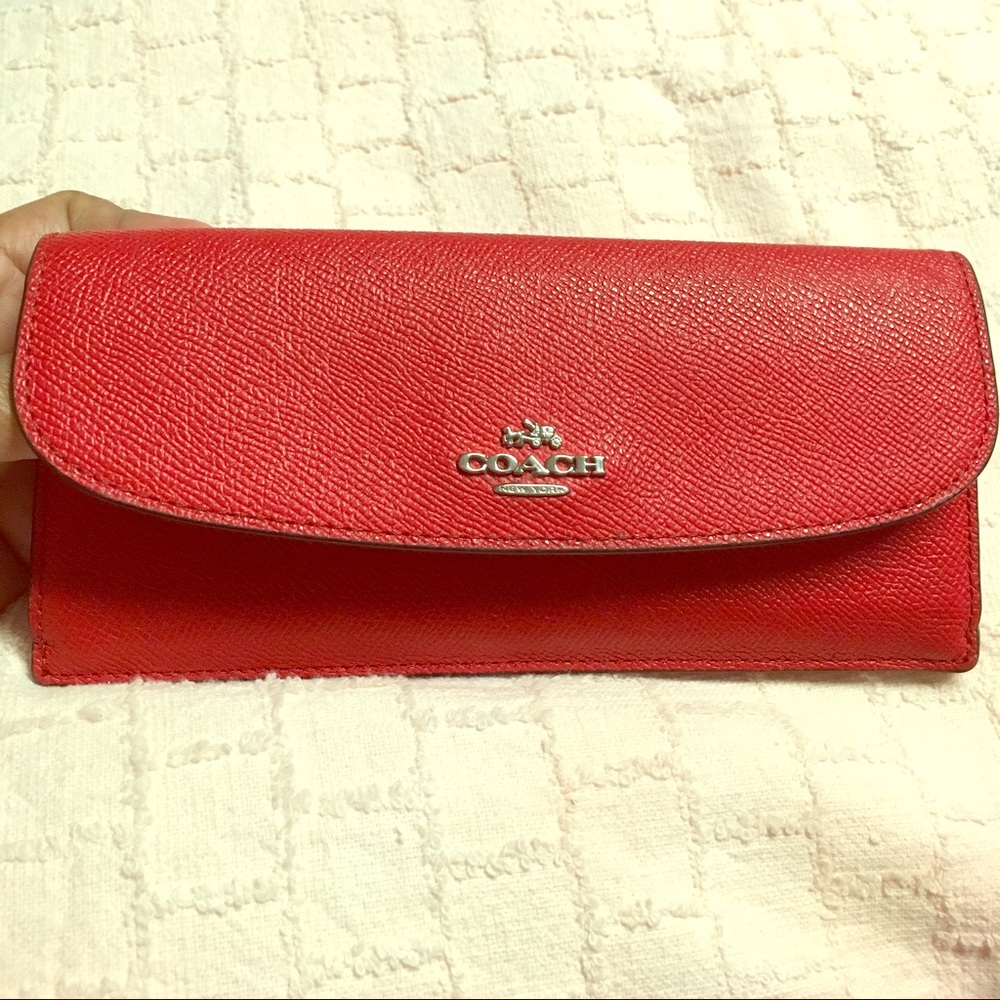 Cute red wallet.