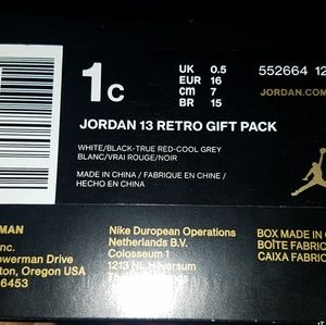 Jordan 13 retro gift pack