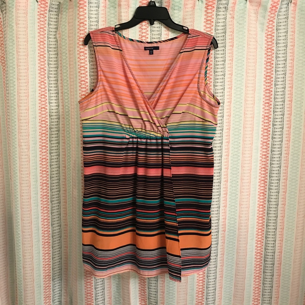 Gap Maternity Striped Tank Top - Size XL