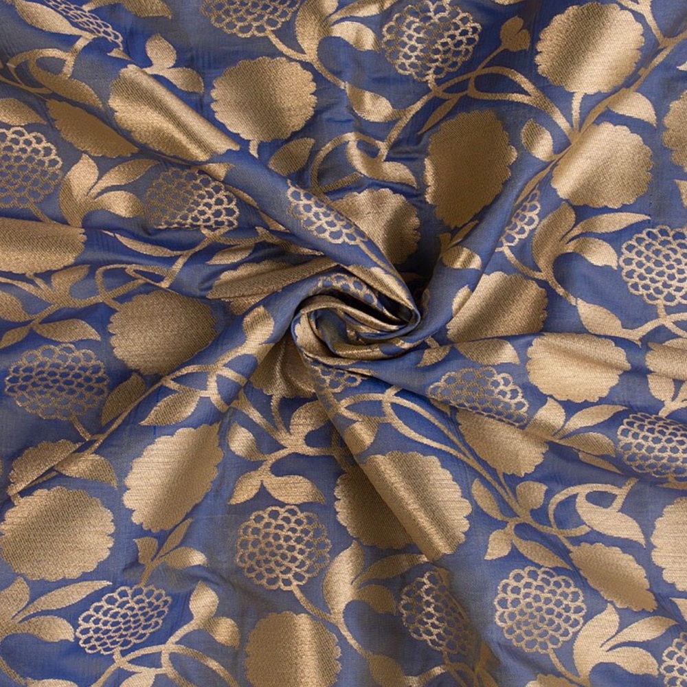 Pure taffeta silk fabric from India