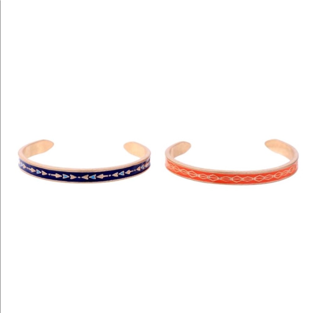 Sold!!  Stella & Dot Enamel Cuffs