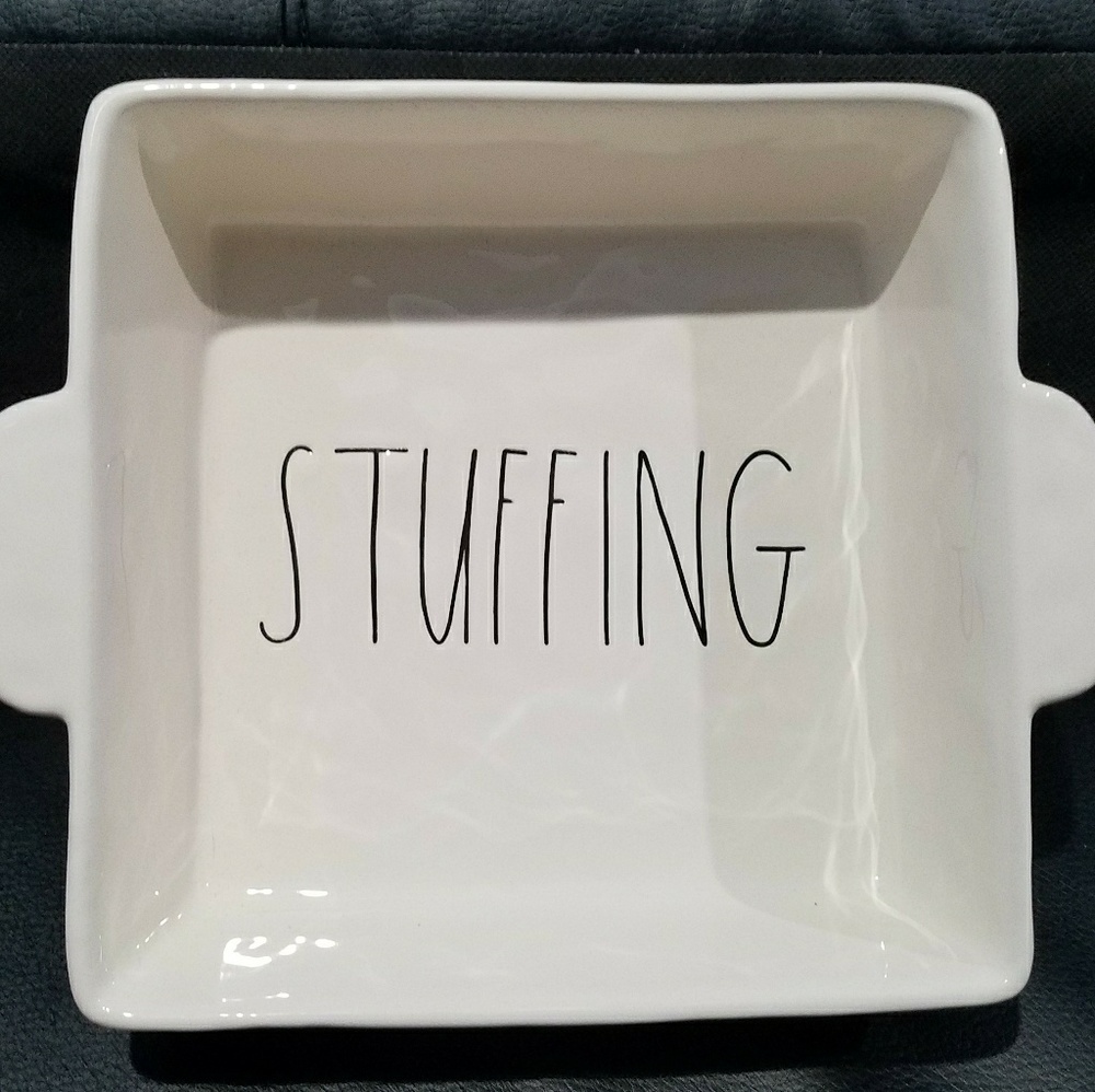 New Rae Dunn "STUFFING" Casserole Baking Dish