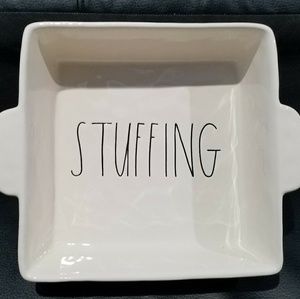 New Rae Dunn "STUFFING" Casserole Baking Dish