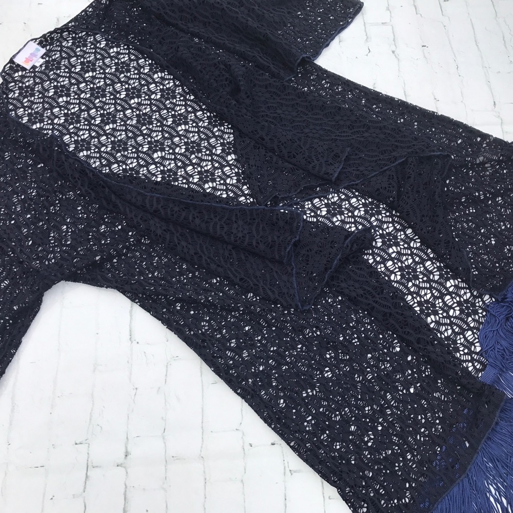 Lace Monroe Kimono w/ Fringe