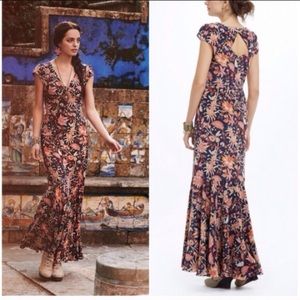 Anthropologie Bruna Floral Maxi Dress Anthropologie Bruna Floral Maxi Dress