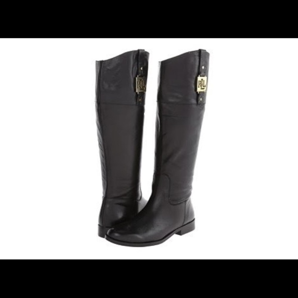 Ralph Lauren Leather Riding Boots