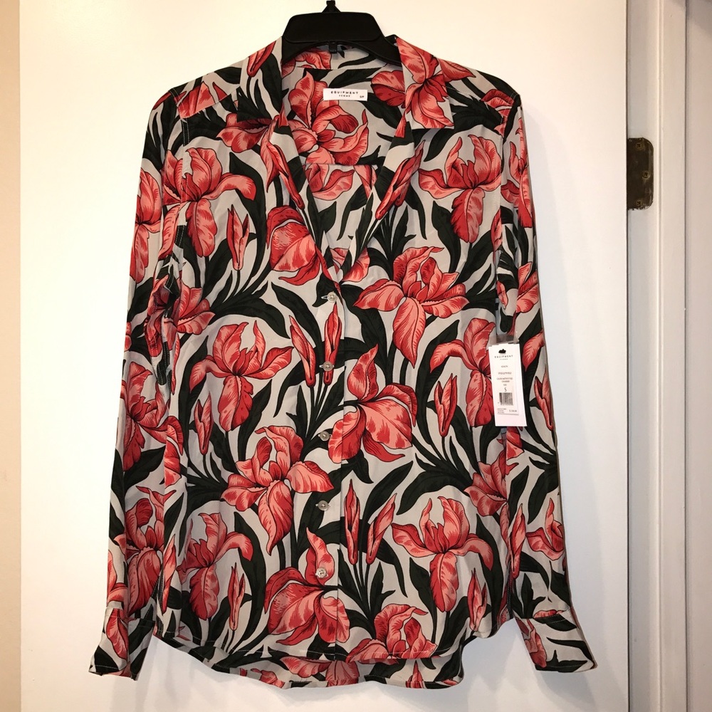 Equipment Femme Adalyn 100% silk blouse