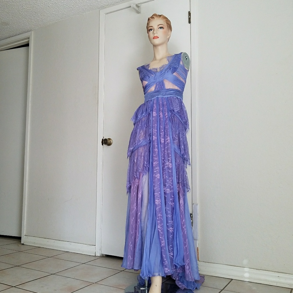 Lara Design Purple Celebrity Prom Dress sz 2 - Picture 1 of 7