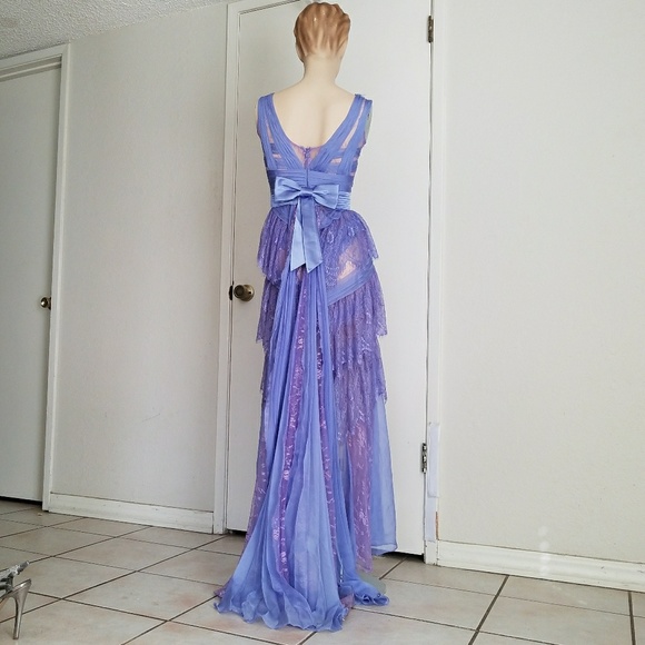 Lara Design Purple Celebrity Prom Dress sz 2 - Picture 2 of 7