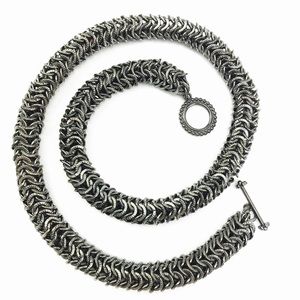 Stainless Steel Chainmaille Necklace Stainless Steel Chainmaille Necklace