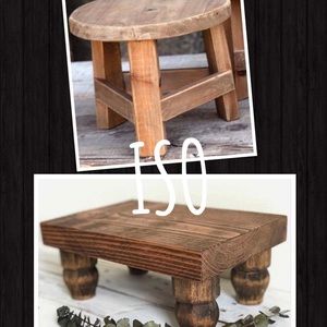 Wood stool