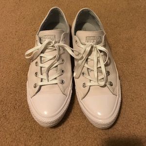 White Gemma Converse Shoes White Gemma Converse Shoes