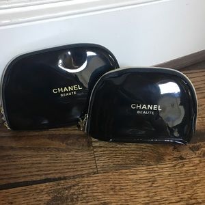 Chanel VIP make up cosmetic pouches set Chanel VIP make up cosmetic pouches set