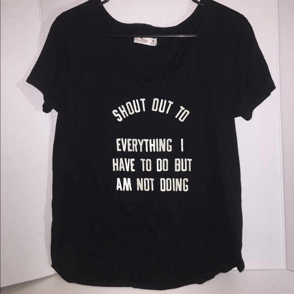 Hollister Tops - Hollister black t-shirt