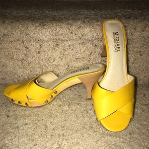Michael Kors gala mule open toe sandals Michael Kors gala mule open toe sandals
