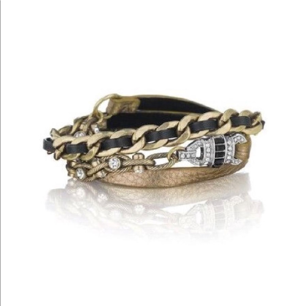 NWT Leather Deco Wrap Bracelet
