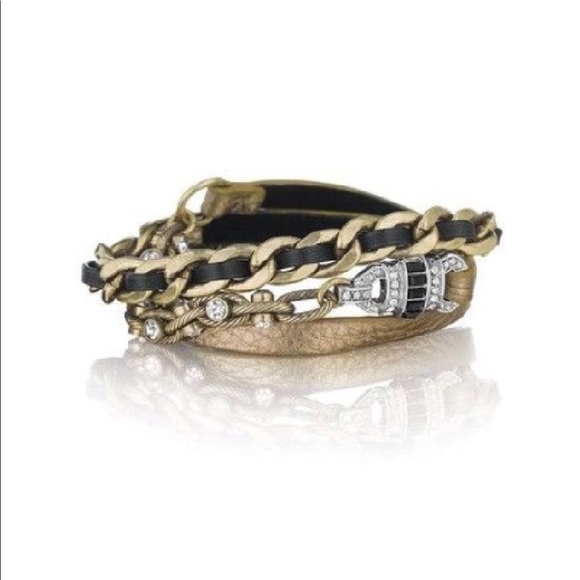 NWT Leather Deco Wrap Bracelet - Picture 1 of 1