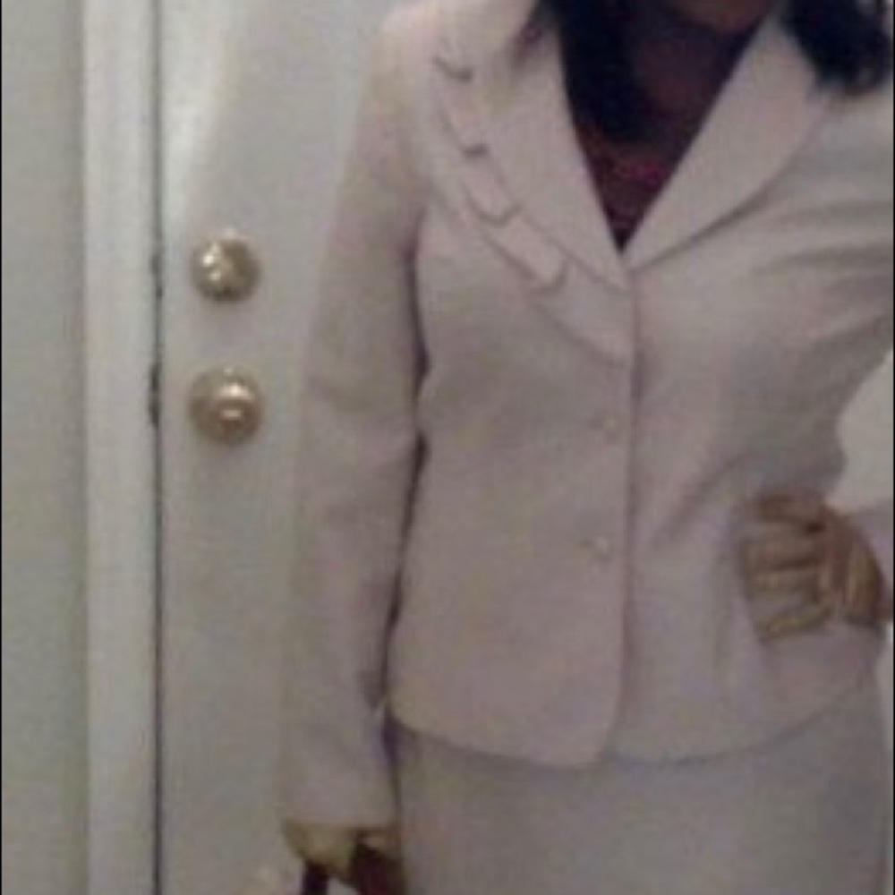 Tan Lady's Church Suit - Picture 3 of 3