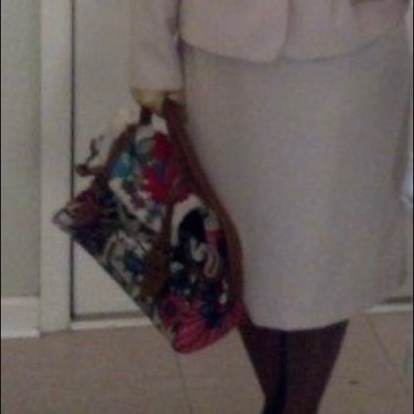 Tan Lady's Church Suit - Picture 2 of 3
