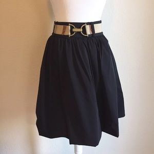 Diane Von Furstenburg Black Skirt