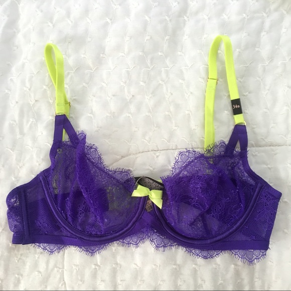 HP Purple Lace Bra - Picture 2 of 2