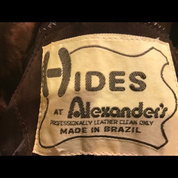 "Pimps Up Fur Down" Suede and Faux Fur Trench - Picture 8 of 8