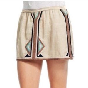 Calypso St. Barth Linen Mini Skirt