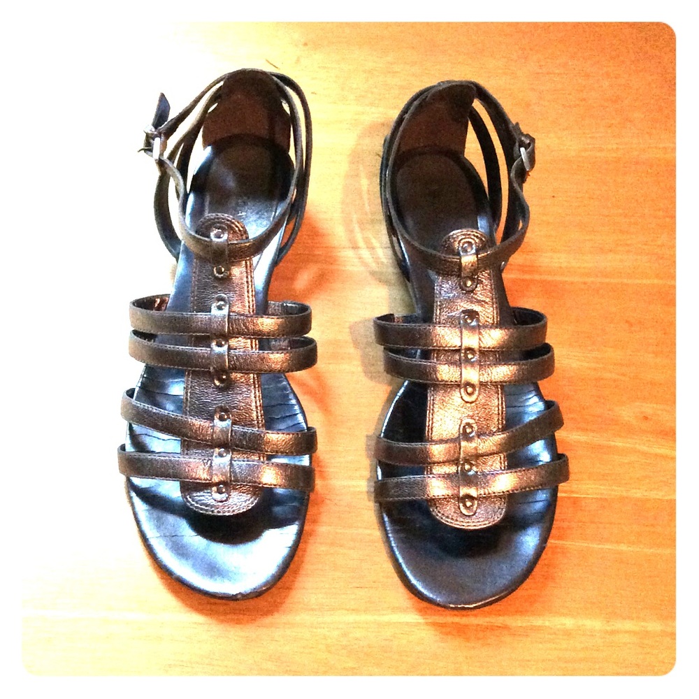 Silver sandals