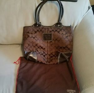 Brown Coach bag