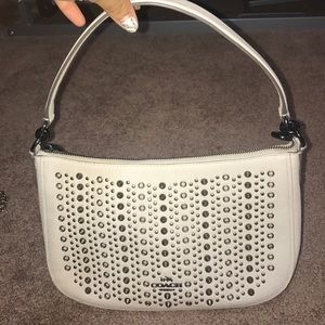 Coach studded Chelsea shoulder bag white